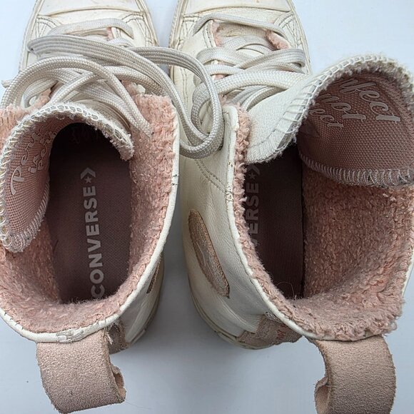 Converse Chuck Taylor All Star Womens Size 6 White Shoes Perfect Is Not Perfect - Picture 7 of 13